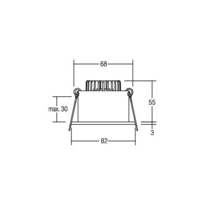Brumberg Leuchten LED-Einbaudownlight 39266073