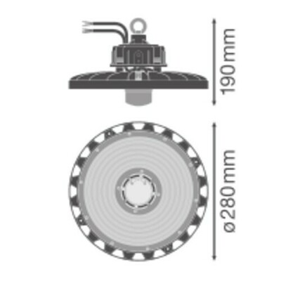 Ledvance LED-Hallenleuchte m.Sensor 840, 110Gr. HBSENP87W840110DIP65