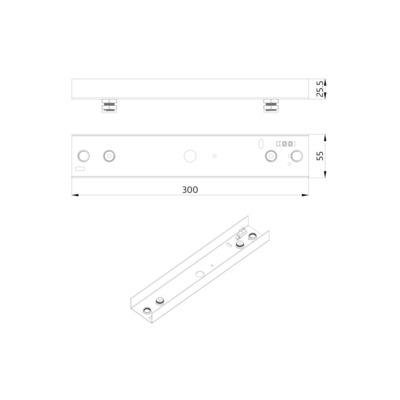 BEG Brück Electronic Deckenhalterung 30903
