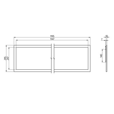 BEG Brück Electronic LED-Panel DALI, TW PL1-30120LEDAGDALITW