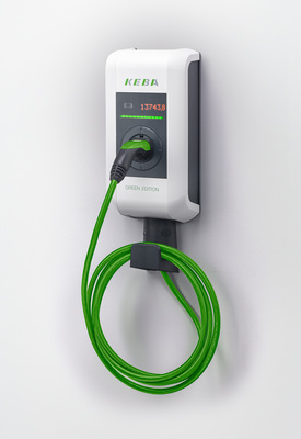 KEBA Wallbox c-series 22kW Type2 RFID GreenEdit KC-P30-EC240422E0RGE