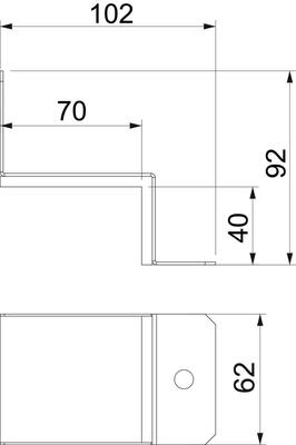 OBO Bettermann Vertr Verbinder mit Dichtung BSKM-VE 0407 RW