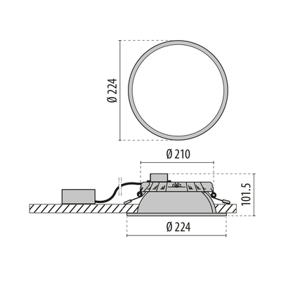 Performance in Light LED-Downlight 4000K 3109853
