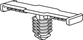 HellermannTyton Befestigungselement 39x2,5 mm 102-67066(500)