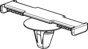 HellermannTyton Befestigungsclip 39x9 mm 102-69067(500)