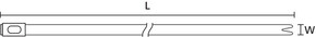 HellermannTyton Edelstahlkabelbinder 521x1 2,3 mm volls. 111-00300(50)