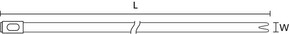 HellermannTyton Edelstahlkabelbinder 838x1 2,3 mm volls. 111-00302(50)