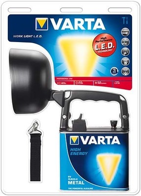 Varta Cons.Varta Leuchte Work Light BL40 inkl.1x4R25/2 18660