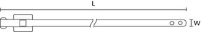 HellermannTyton Edelstahlkabelbinder lösb. 330x5 mm 111-94120(100)