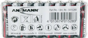 Ansmann Batterie Micro 8xAA im Schrumnpfschlauch 5015280 shrink (VE8)