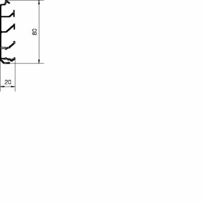 Tehalit Sockelleistenkanal-UT für LED-Einbau SL200801LED