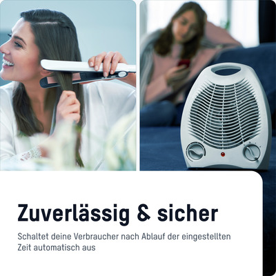 Ansmann Timer Steckdose ZeroWatt Technologie AES1