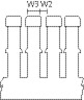 HellermannTyton Verdrahtungskanal GY 20 HTWD-HF-25X80 PC/ABS