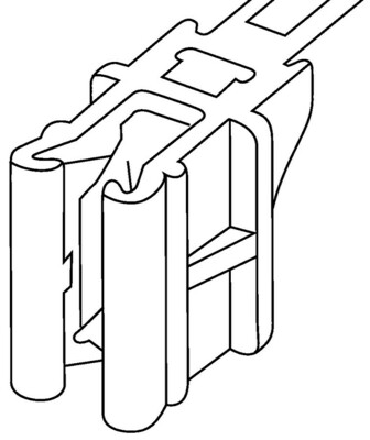 HellermannTyton Befestigungsbinder 160x4,6 mm 148-00200(500)