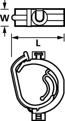 HellermannTyton Befestigungsclip 47x13,5 m 151-00207(1000)