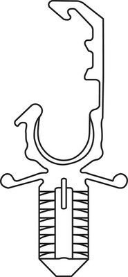 HellermannTyton Wellrohrhalter 151-01038(500)