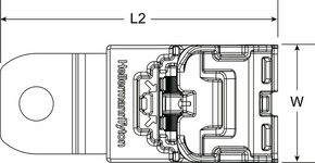 HellermannTyton Befestigungselement 113,5x34,9 mm 151-01453(280)