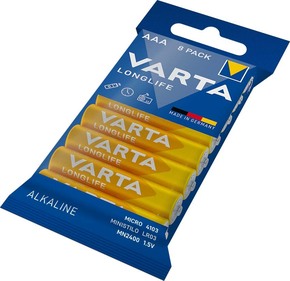 Varta Cons.Varta Batterie Longlife AAA Micro, R3, Al-Mn 4103 Fol.8