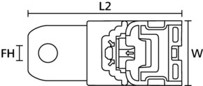 HellermannTyton Befestigungselement 178,8x34,9 mm 151-01514(160)