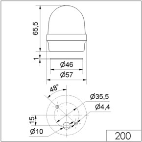 Werma Dauerleuchte 12-240V kl 20040000