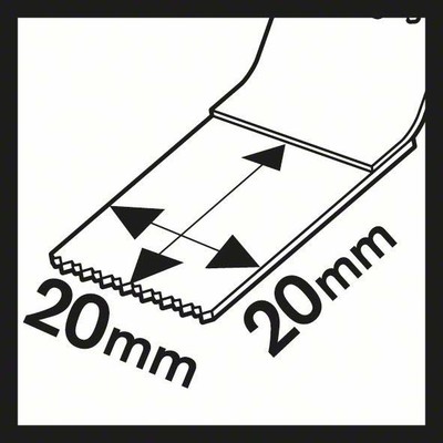 Bosch Power Tools Tauchsägeblatt 2608661628