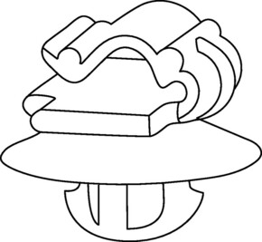 HellermannTyton Befestigungselemente Spreizanker schwarz 151-01843(2500)