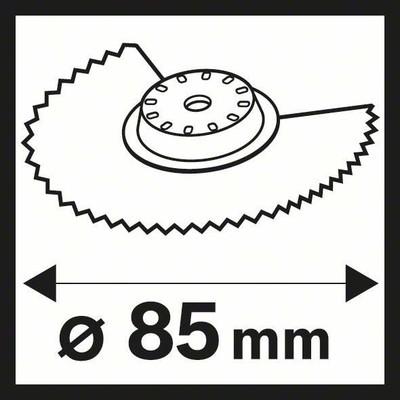 Bosch Power Tools Segmentsägeblatt 2608661643