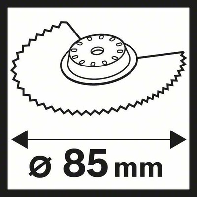 Bosch Power Tools Segmentsägeblatt 2608661643 2608661643