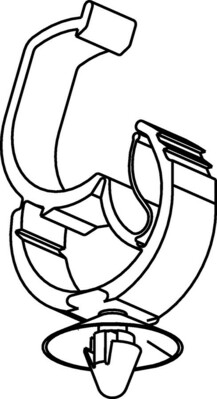 HellermannTyton Halteclip 34x10 mm 151-02881(900)