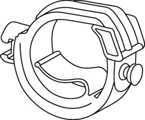 HellermannTyton Befestigungsclip 30x10 mm 151-02884(400)