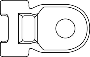 HellermannTyton Befestigungselement 46x24 mm 151-07500(500)