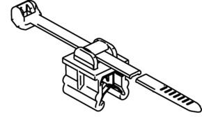 HellermannTyton Befestigungsbinder schwarz 156-04600(500)