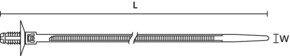 HellermannTyton Befestigungsbinder schwarz 157-00033(5000)