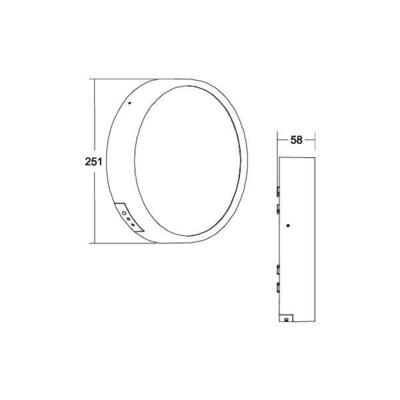 Brumberg Leuchten LED-Wandanbauleuchte 230V 3000/4000/5700K 10136183