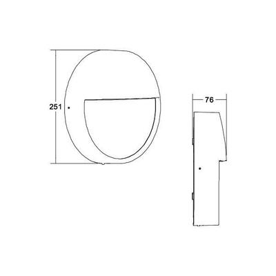 Brumberg Leuchten LED-Wandanbauleuchte 230V 3000/4000/5700K 10137183