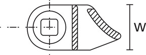 HellermannTyton Befestigungssockel schwarz SBH2-PA66-BK (500)
