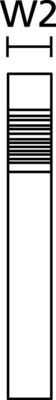 HellermannTyton Befestigungsschelle natur SNP58(E)-POM-NA(100)