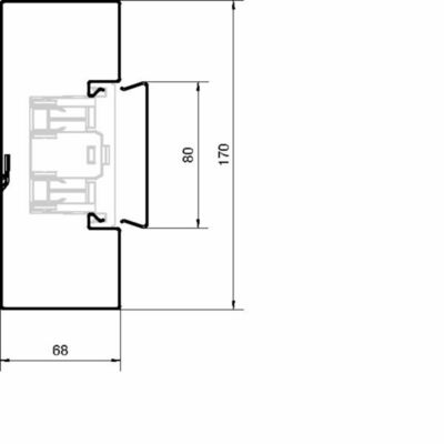 Tehalit Brüstungskanal-Unterteil 68x170mm Stahl BRS651701 vws