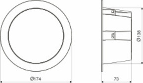 Steinel Sensor-LED-Innenleuchte Bluetooth RS PRO DL 150 SC