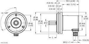 Turck Absoluter Drehgeber Multiturn REM-E-195 #100021184