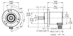 Turck Absoluter Drehgeber Multiturn REM-E-195 #100021186