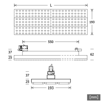 LTS Licht&Leuchten LED-Stromschienenleuchte 840, DALI, weiß LUZ-T32 105 #667176