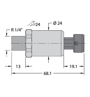 Turck Drucktransmitter mit Spannungsausgang PT250R2110U3MP11/R