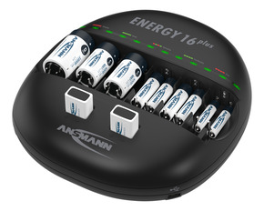 Ansmann Akku-Pflegestation fNiMH/NiCd-Akkus energy 16 plus