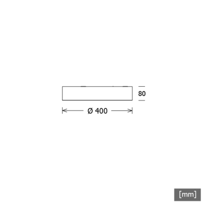 LTS Licht&Leuchten LED-Leuchte 830, DALI, si SKIMA102.830.1DALIsi