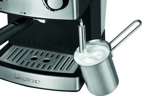 CTC Clatronic Espressomaschine Edelstahl CTC ES 3643 sw-inox