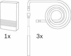 Bosch Thermotechnik Fühlerset Kupfer/Edelstahlrohr 7739622860