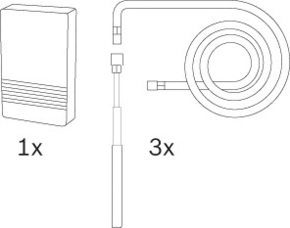 Bosch Thermotechnik Fühlerset Kupfer/Edelstahlrohr 7739622860