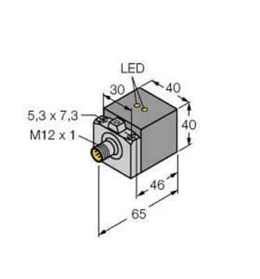 Turck Sensor induktiv BI20U-CA4 #1627205
