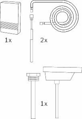 Bosch Thermotechnik Fühlerset 120mm 7739622862